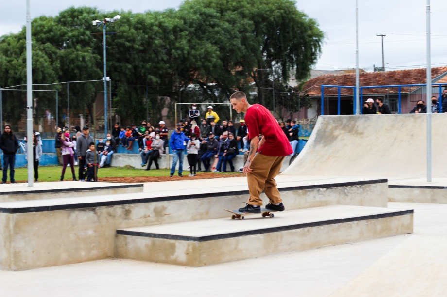 Fim de semana teve inauguração da Pista de Skate e primeiro campeonato da modalidade