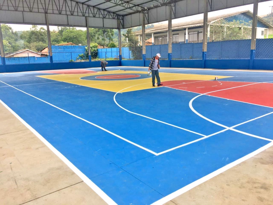Três espaços esportivos ganham reforma completa