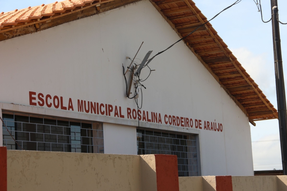 Novo bloco da Escola Municipal Rosalina Cordeiro de Araújo será entregue nesta quinta-feira