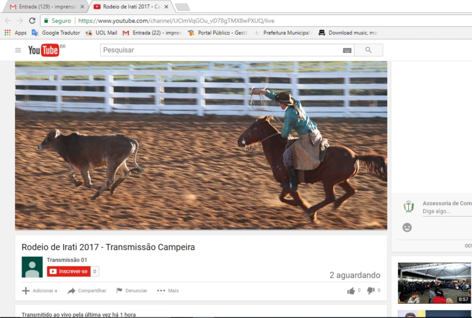 Rodeio de Irati será transmitido ao vivo pela internet