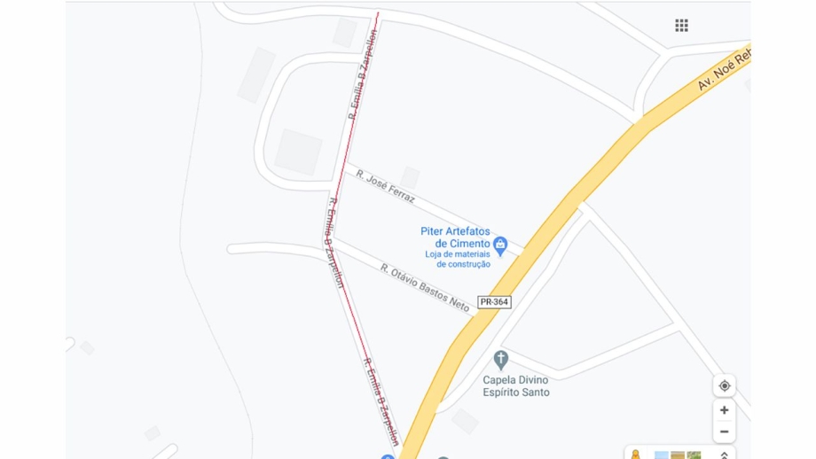 Rua Emília Bressan Zarpellon - Rebaixamento de Solo