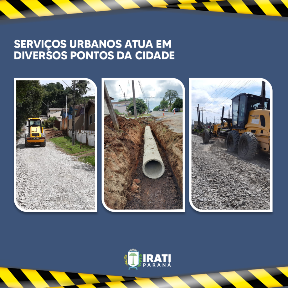 Serviços Urbanos atua em diversos pontos da cidade