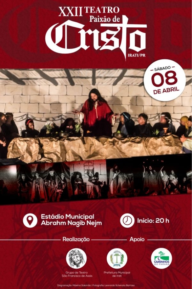 Grupo de Teatro São Francisco de Assis necessita de figurantes