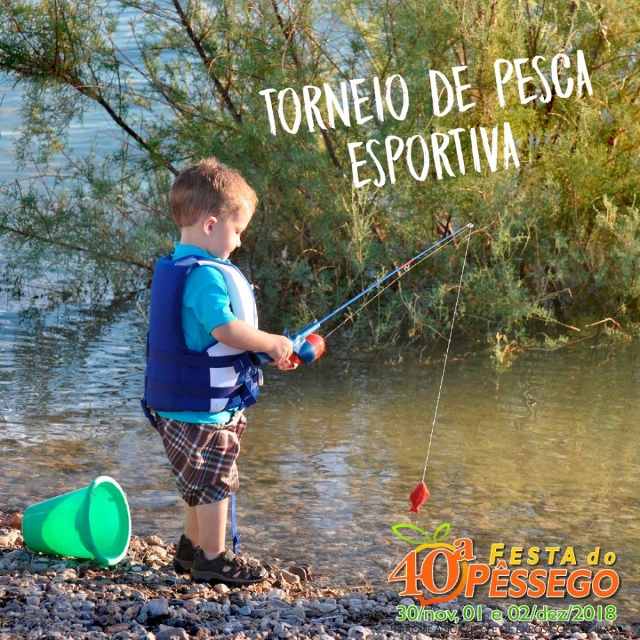 Festa do Pêssego terá torneio de pesca esportiva no sábado (01)
