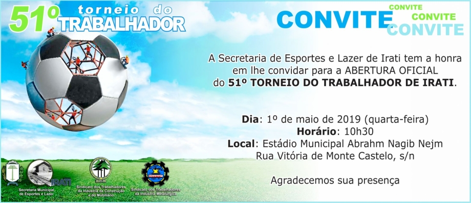 Torneio do Trabalhador retorna ao Estádio Municipal