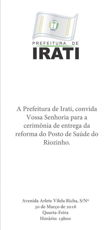 Posto de Saúde do Riozinho será entregue nesta quarta-feira