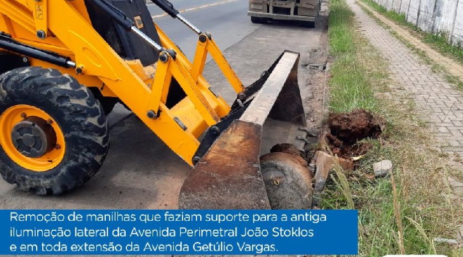 Serviços Urbanos executados em vários pontos da cidade