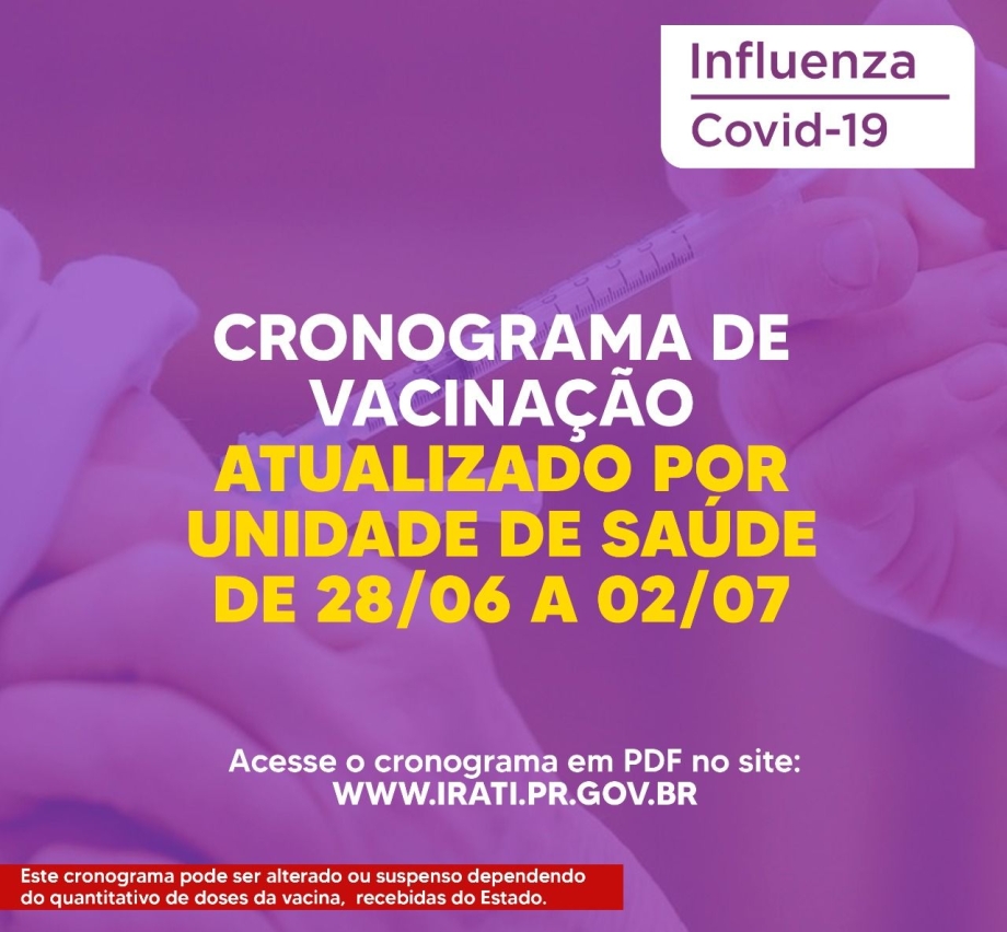 Prossegue vacinação contra a Covid-19 na segunda-feira (28)