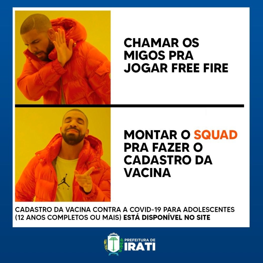 Cadastro da vacinação contra Covid-19 para adolescentes de 12 a 17 anos