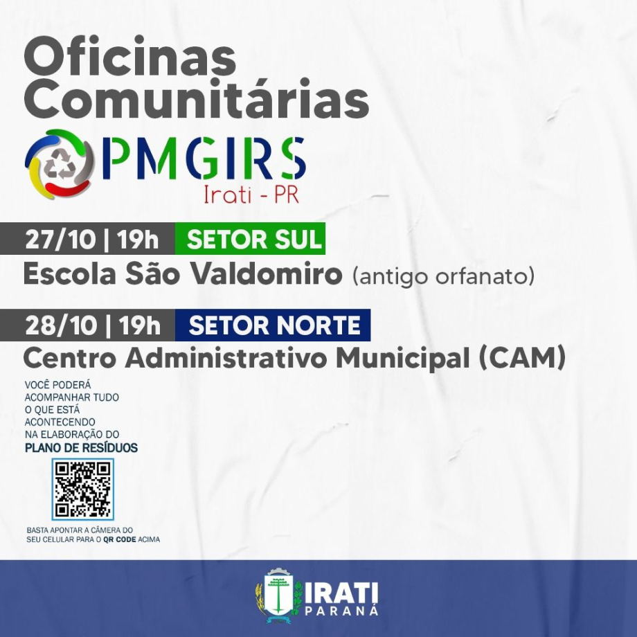 Meio Ambiente realiza Oficinas Comunitárias