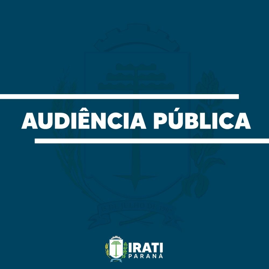 AUDIÊNCIA PÚBLICA DE PRESTAÇÃO DE CONTAS