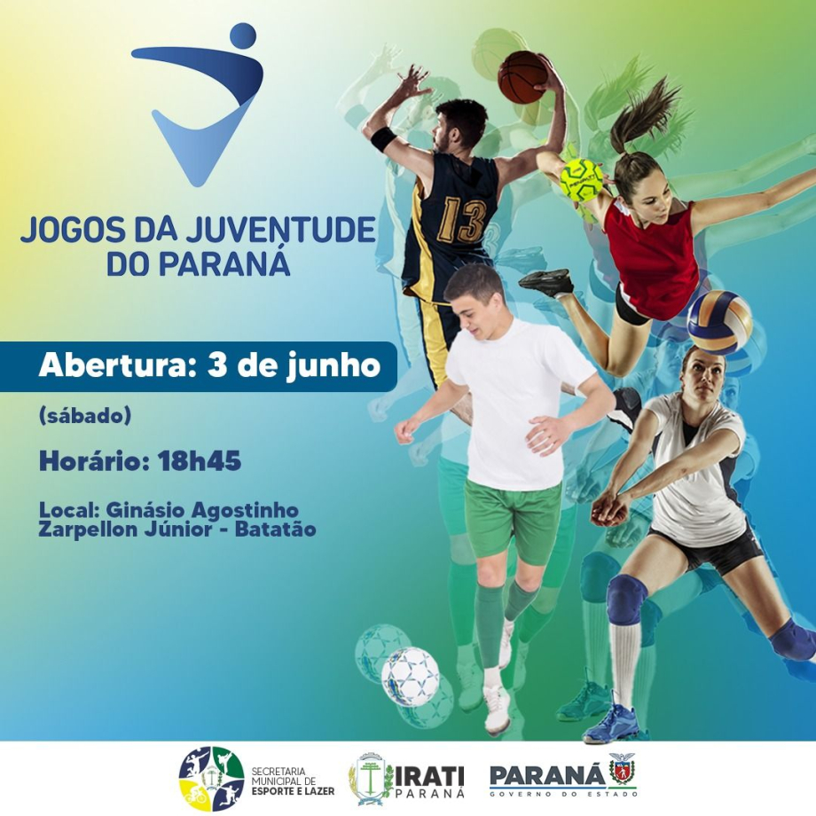 Fase regional dos Jogos da Juventude vai reunir mais de mil atletas em Irati