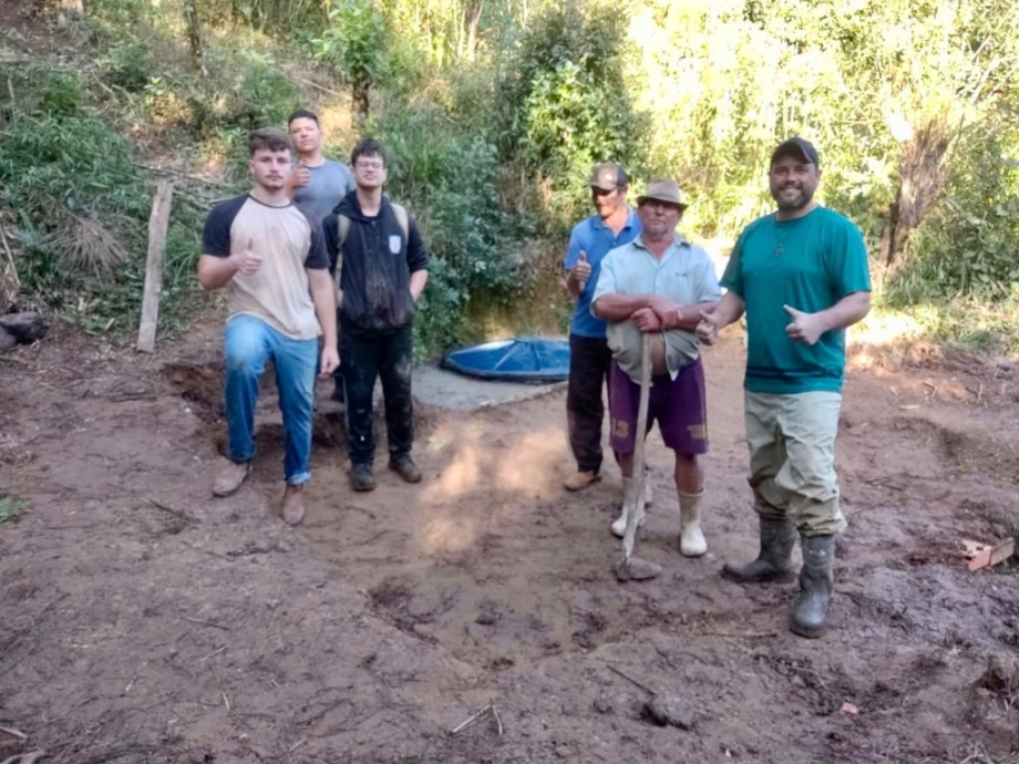 Projeto de conservação da água atende propriedade em Campina Branca do Itapará
