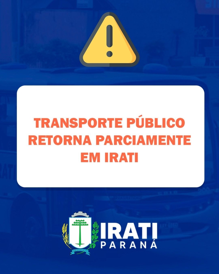 Prefeitura anuncia retorno parcial do transporte público