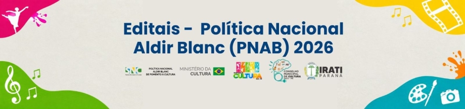 Irati lança dois editais de premiação cultural pelo Ciclo 02 da PNAB
